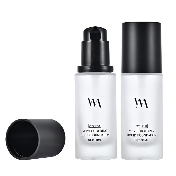 glass bottle liquid foundation